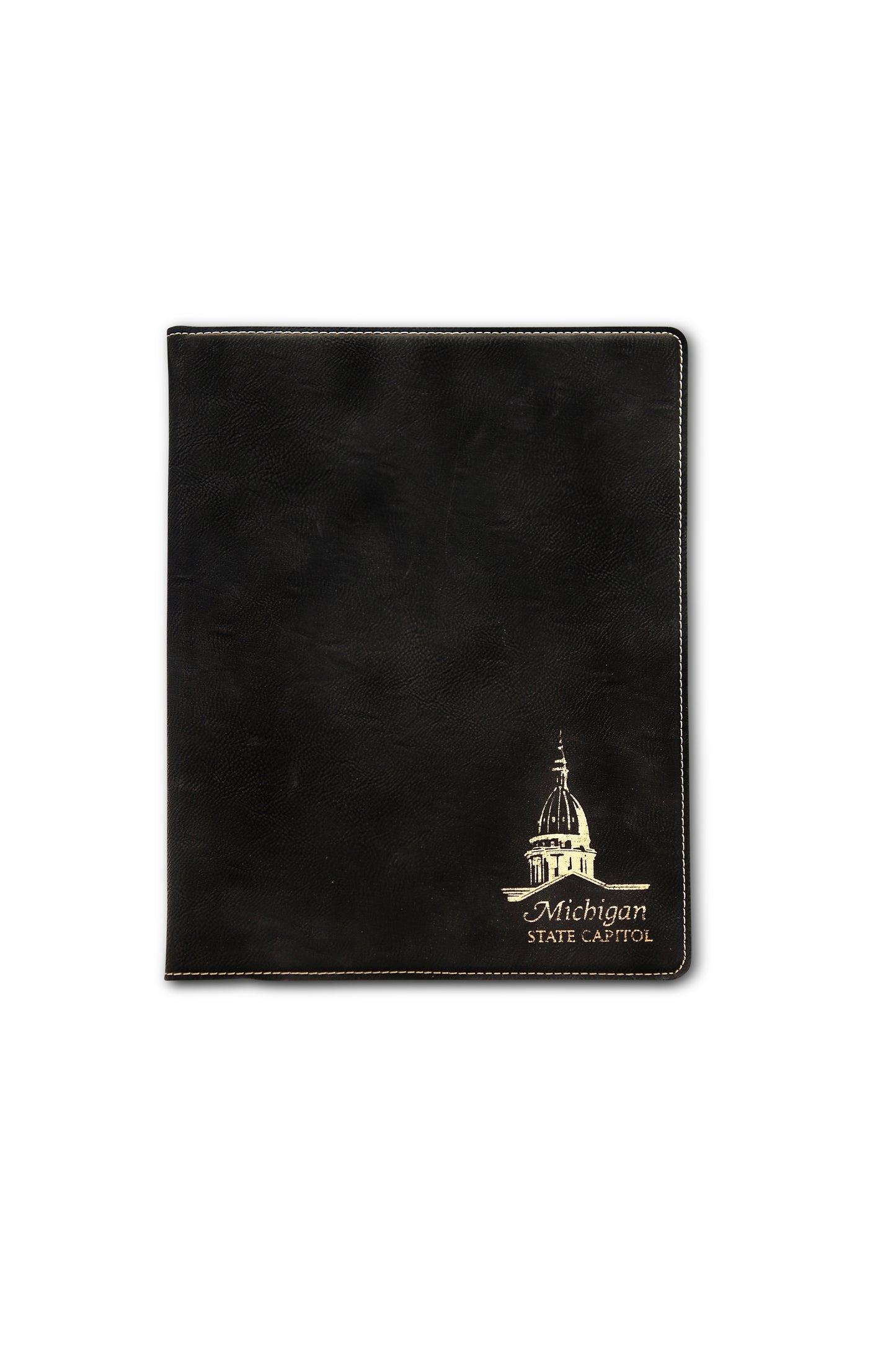 Michigan Capitol Padfolio with Notepad - Large (12” x 9-1/2”)