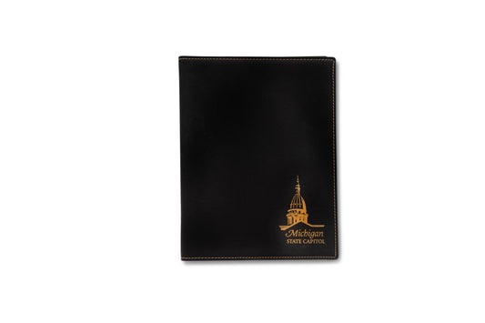 Michigan Capitol Padfolio with Notepad - Small (9” x 7”)