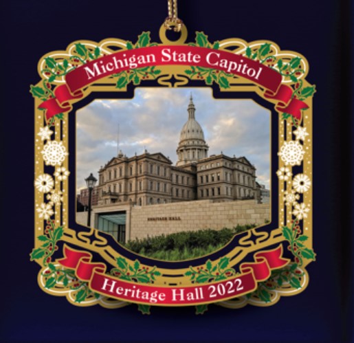 2022 Michigan Capitol Ornament
