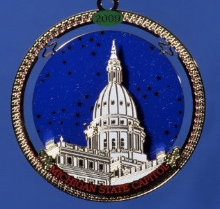 2009 Michigan Capitol Ornament
