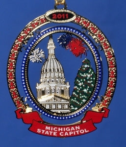 2011 Michigan Capitol Ornament
